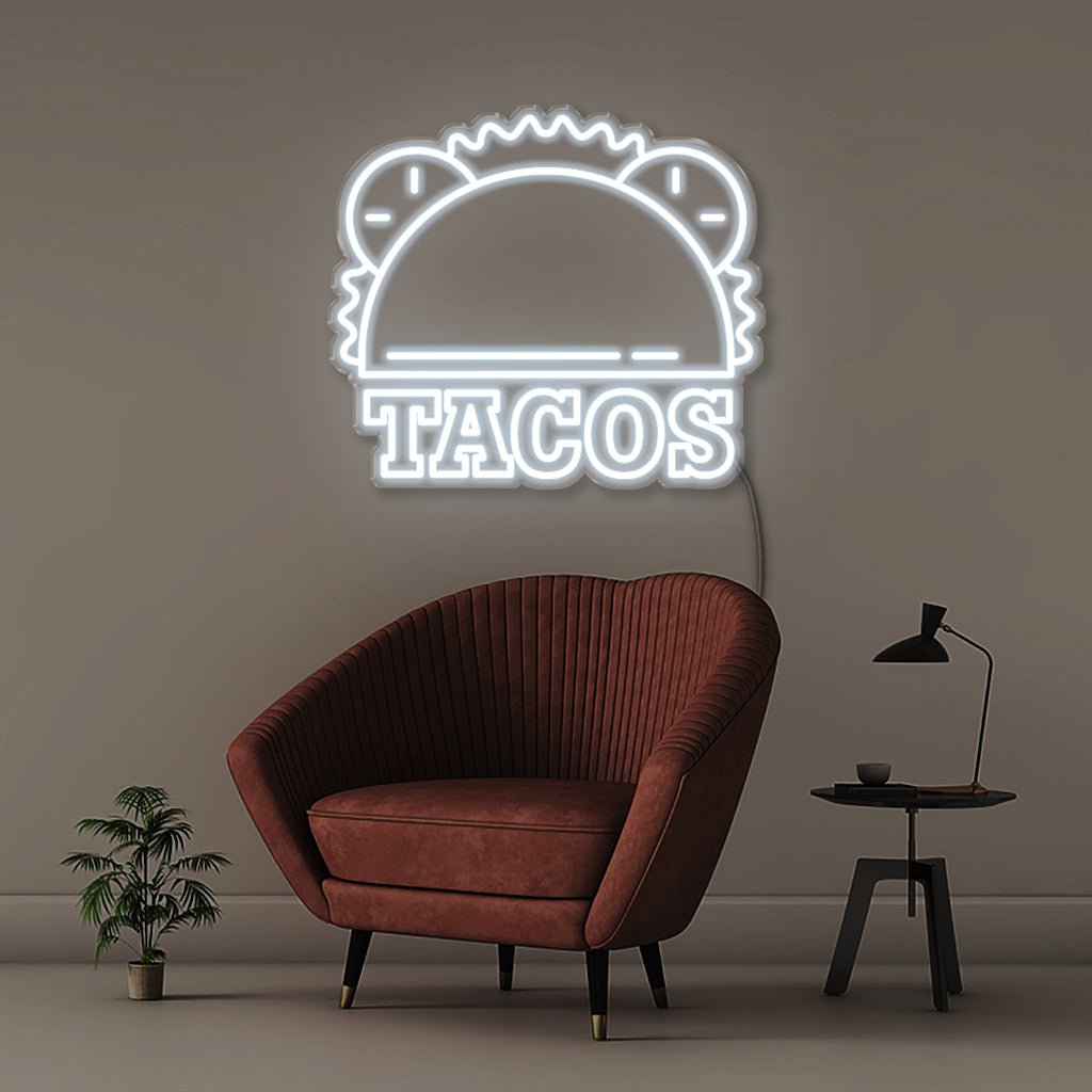 Tacos - Neonific - LED Neon Signs - 75 CM - Blue
