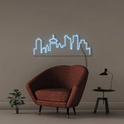 Vancouver Cityscape - Neonific - LED Neon Signs - 36" (91cm) - Light Blue