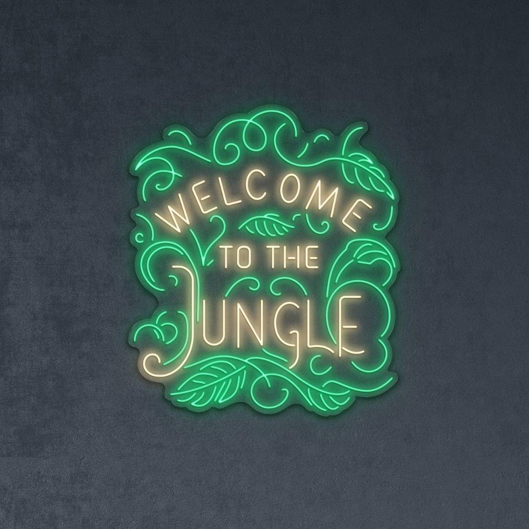 Welcome to the jungle - Neonific - LED Neon Signs - Multi - color - Indoors