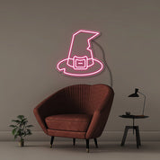 Wizard Hat - Neonific - LED Neon Signs - 18" (46cm) - Pink