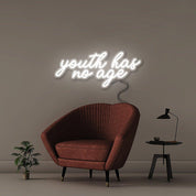 Youth has no age - Neonific - LED Neon Signs - 18" (46cm) - White